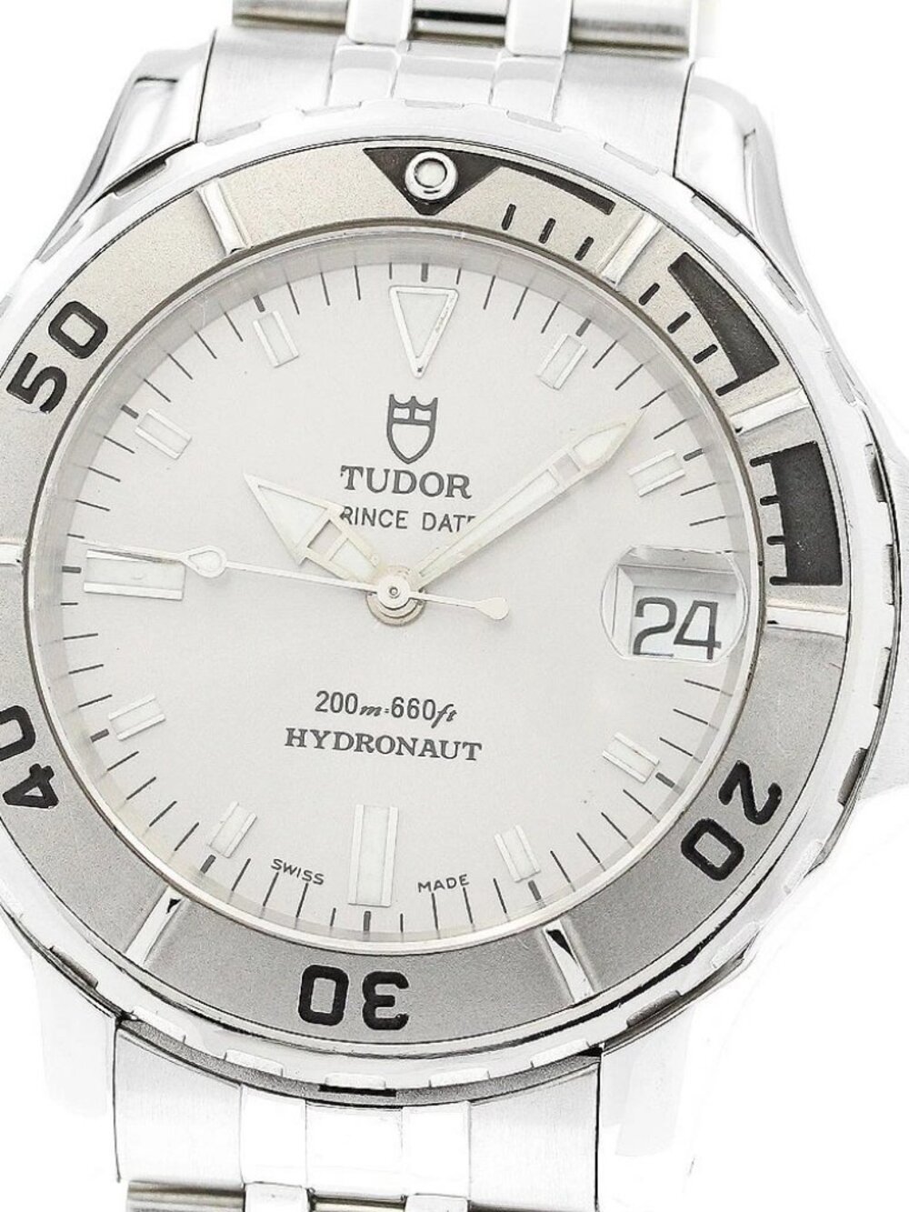 TUDOR Hydro note 85190P Date Silver Dial Automatic Boy's Watch_916594